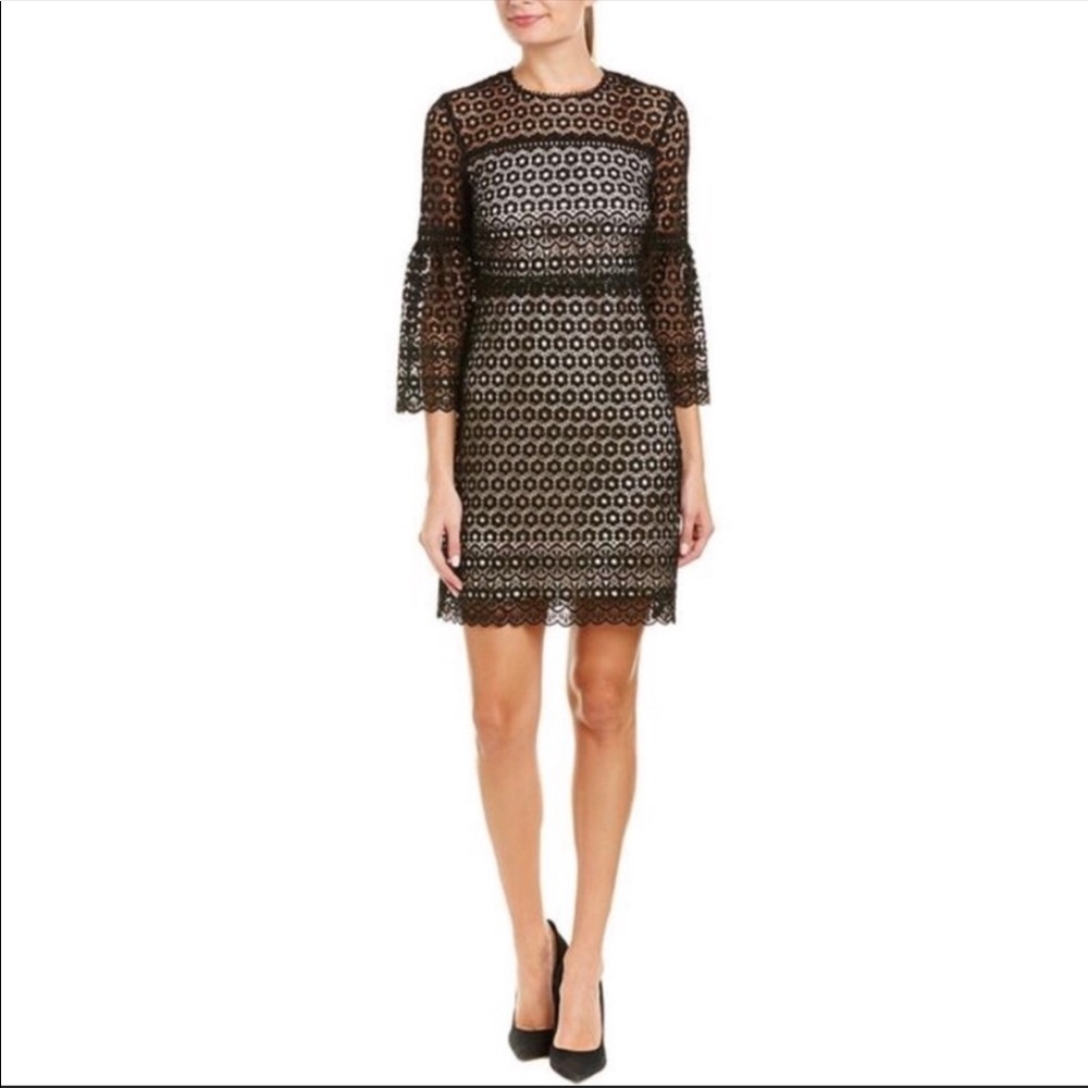 J. Crew Bell Sleeve Daisy Lace Dress